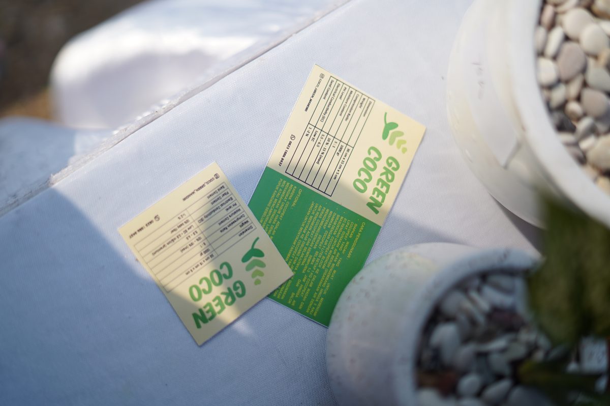 Green Coco Mandiri product labels